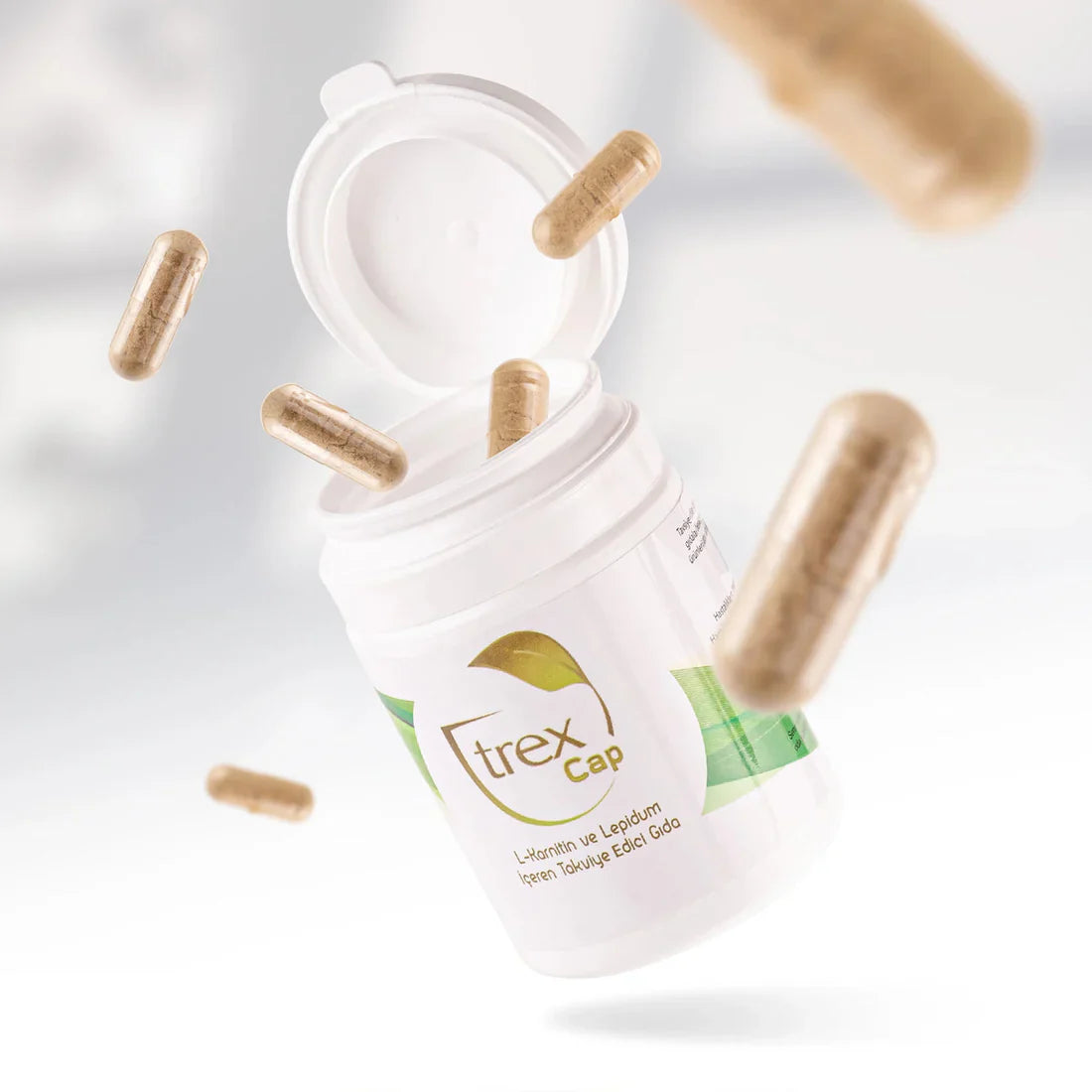 Composition des gélules Trex Cap avec L-carnitine et plantes