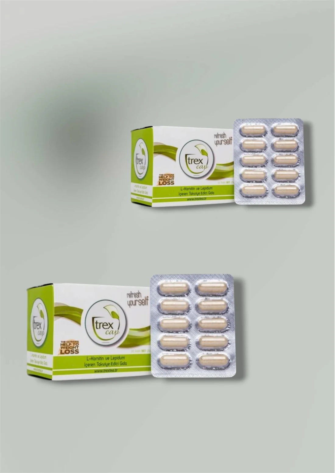 Deux boîtes de gélules Trex Cap pour une cure de 2 mois
