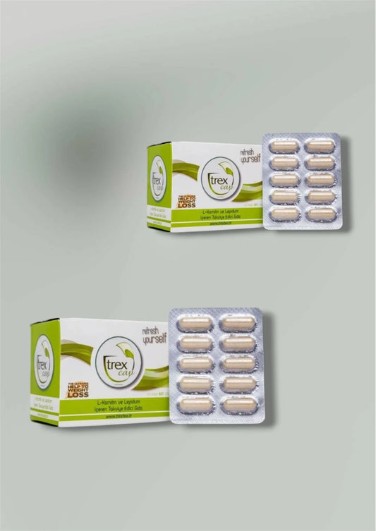 Deux boîtes de gélules Trex Cap pour une cure de 2 mois